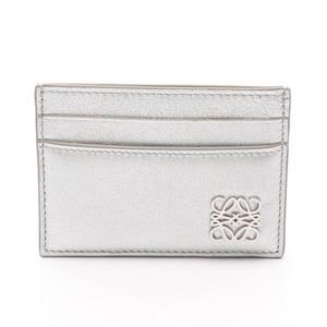 LOEWE Silver Leather Card Holder